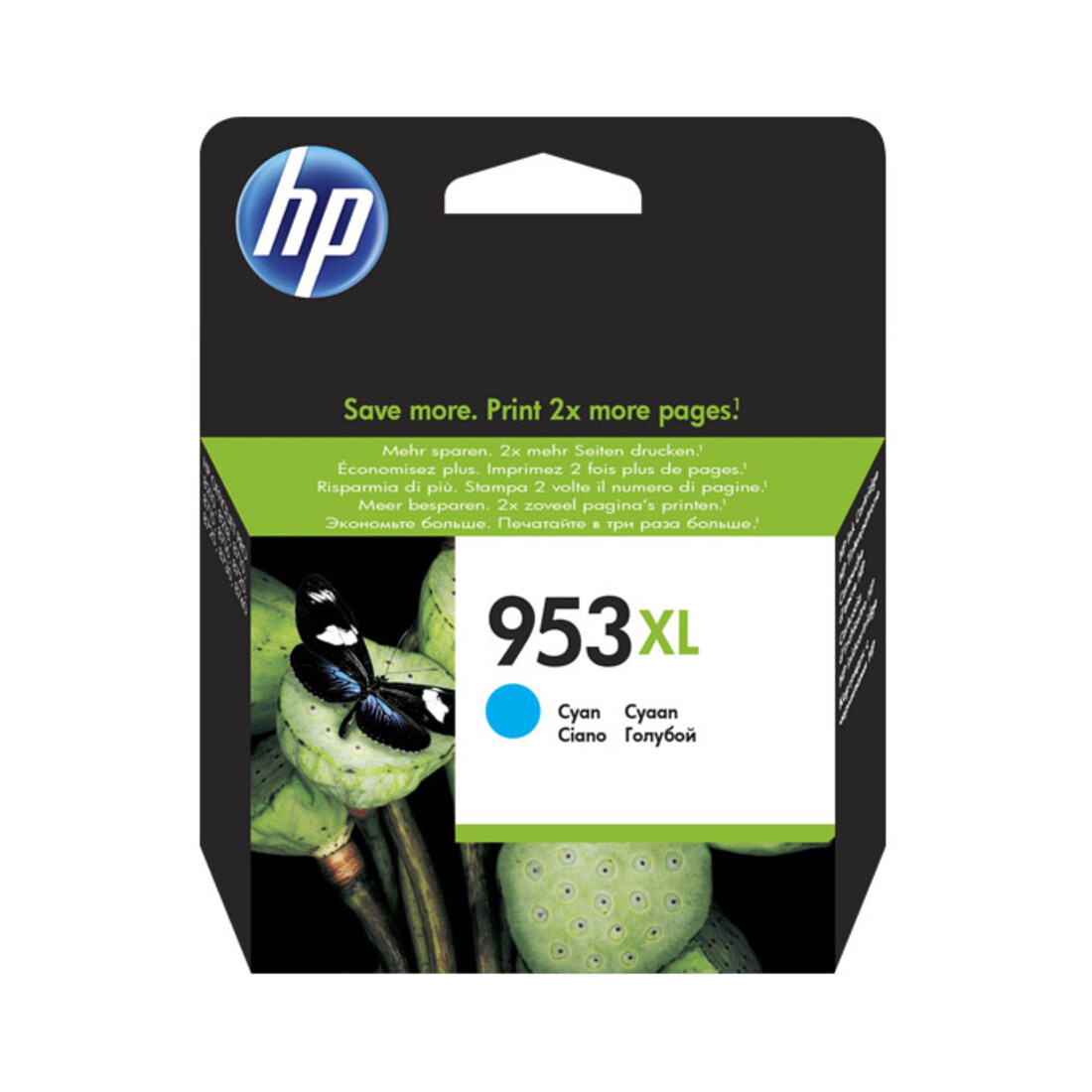 HP Cartouche d'encre cyan 953XL/F6U16AE cy