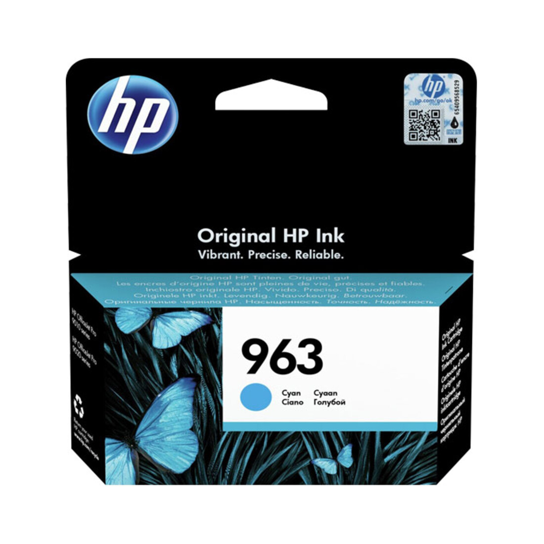 HP Cartouche d'encre cyan 963/3JA23AE cy