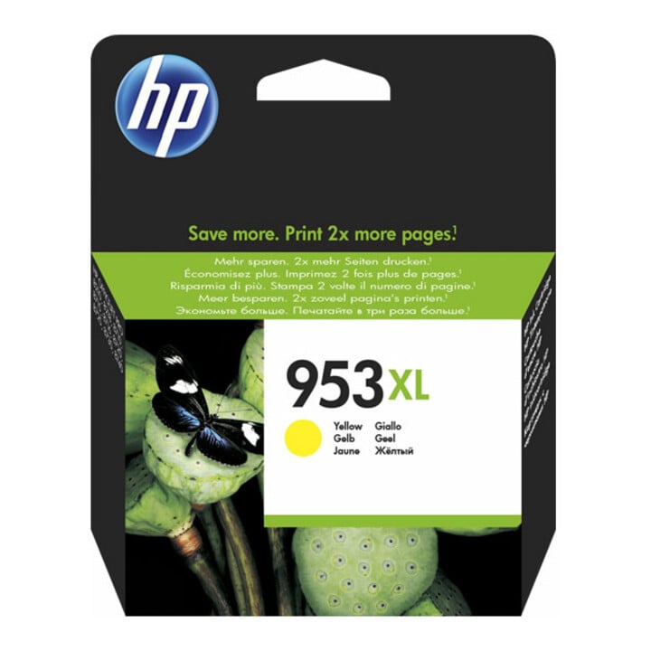 HP Cartouche d'encre jaune 953XL/F6U18AE