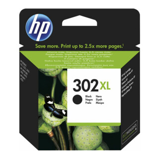 HP Cartouche d'encre noire 302XL/F6U68AE noire