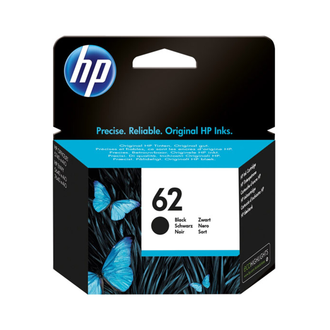 HP Cartouche d'encre noire 62/C2P04AE noire