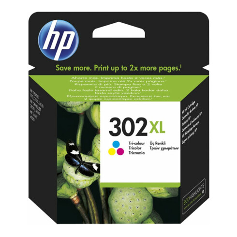 HP Tintenpatrone color 302XL/F6U67AE co