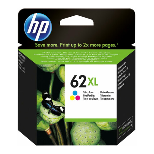 HP Tintenpatrone color 62XL/C2P07AE co