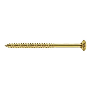 HPpro Vis à bois tête fraisée zinguée jaune TG PZD 6,0x160/72