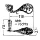 HS ROWE SCHEITTER, bouton poussoir trou n°108Z Ei Rowe gauche-3