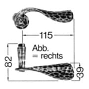 HS ROWE SCHEITTER, Drückerlocht Nr.170Z Ei Rowe rechts-3