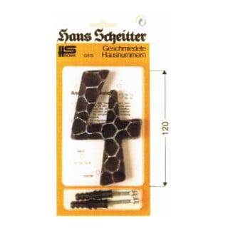 HS ROWE SCHEITTER, numéro de maison 15 noir martelé n°"2"