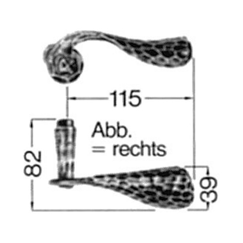 HS ROWE SCHEITTER, Poinçon n°170Z œil Rowe droit