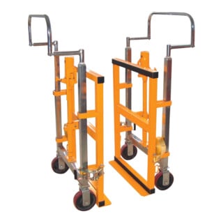 Hubtransporter hydraulique, levée 250 mm, roue 150 mm