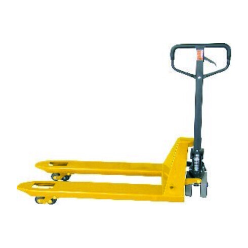Hubwagen 2500kg PUR/PUR gelb, montiert