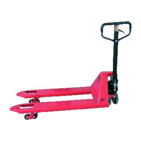 Hubwagen 2500kg VG/PUR rot, montiert