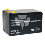 Hückmann Multipower Batterie au plomb MP12-12 Pb12V/12Ah 114993-1