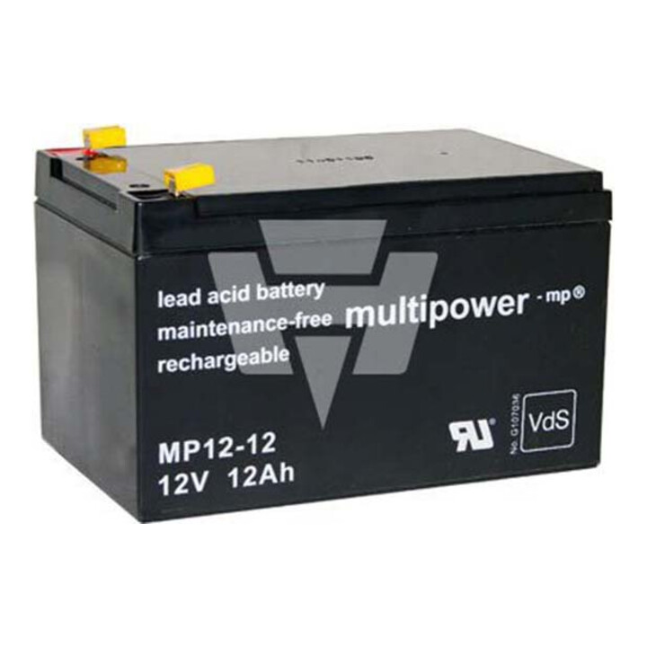 Hückmann Multipower Batterie au plomb MP12-12 Pb12V/12Ah 114993