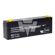 Hückmann Multipower Batterie au plomb MP2, 2-12 Pb12V/2, 2Ah 301074-1