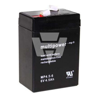 Hückmann Multipower Batterie au plomb MP4, 5-6 Pb6V/4,5Ah 117696
