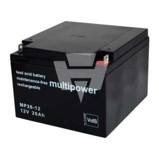Hückmann Multipower Batterie plomb MP26-12 Pb 12V/26Ah 117381