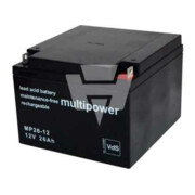 Hückmann Multipower Batterie plomb MP26-12 Pb 12V/26Ah 117381-1