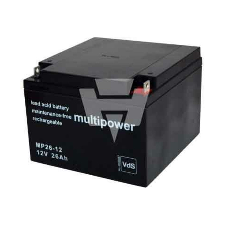 Hückmann Multipower Batterie plomb MP26-12 Pb 12V/26Ah 117381