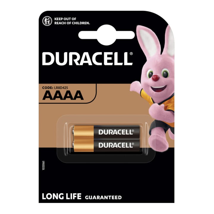 Hückmann Batterie 1,5V Mini AAAA Ultra Duracell MX2500-AAAA K2 Bli.2