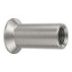 Hülsenmuttern Messing gal Ni Liko M 6 x 15 Ms Ni S