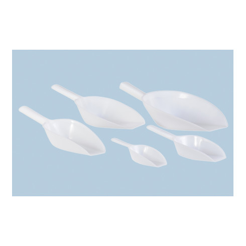 Hünersdorff Abfüllschaufel 470 ml, HD-PE natur, Länge 310 mm