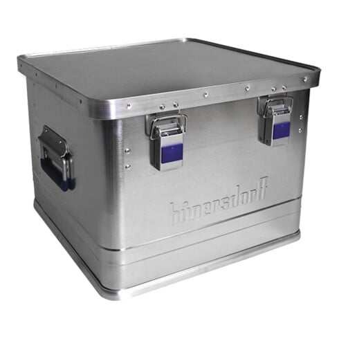 Hünersdorff Aluminium-OFFICE-Box 50 L silber, 430x430x325 mm