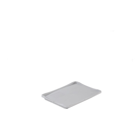 Hünersdorff Auflagedeckel für Eurobehälter 300x400mm basicline, PP, grau