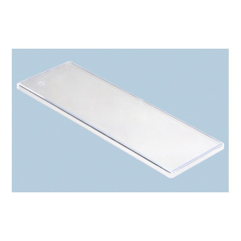 Hünersdorff Deckel für Einsatzbox PS, 324 x 108 mm glasklar