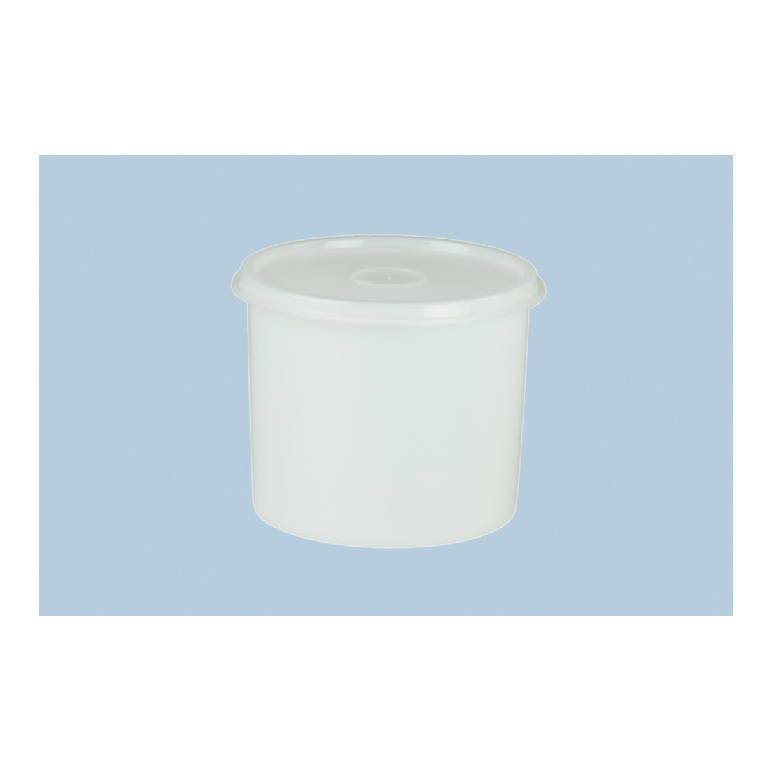 Hünersdorff Dose mit Stülpdeckel 1.000 ml, rund natur, 136x110 mm