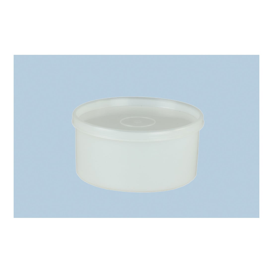 Hünersdorff Dose mit Stülpdeckel 400 ml, rund natur, 114x55 mm