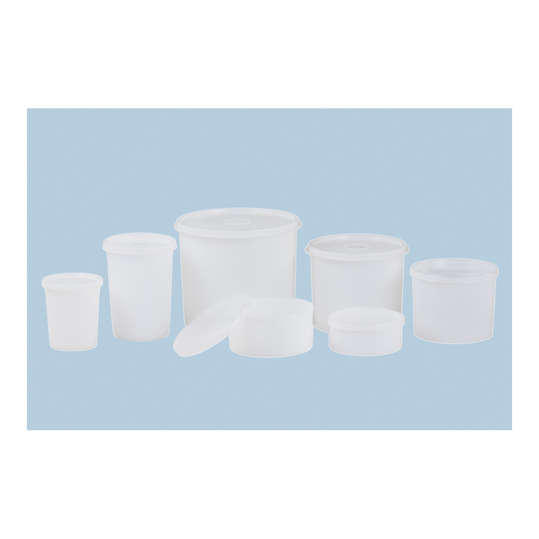 Hünersdorff Dose mit Stülpdeckel 400 ml, rund natur, 114x55 mm