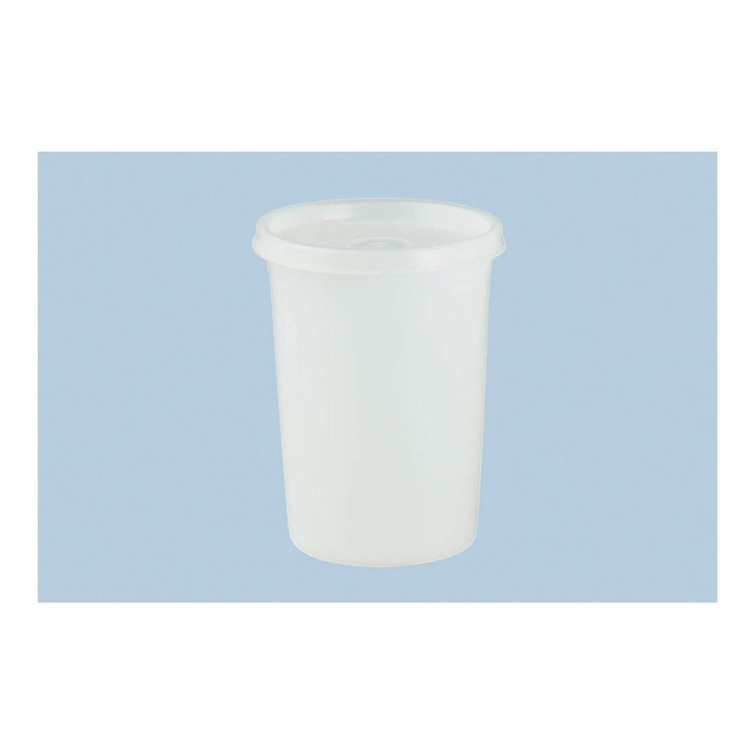 Hünersdorff Dose mit Stülpdeckel 500 ml, rund natur, 95x127 mm