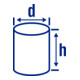 Hünersdorff Dose mit Stülpdeckel 500 ml, rund natur, 95x127 mm-4