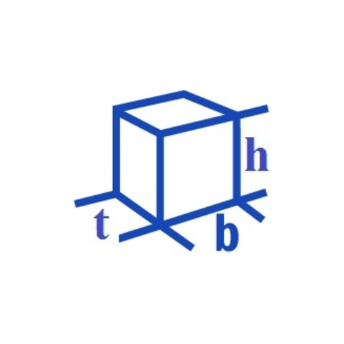 Hünersdorff Einsatzbox aus PS, 54x54x45 mm rot