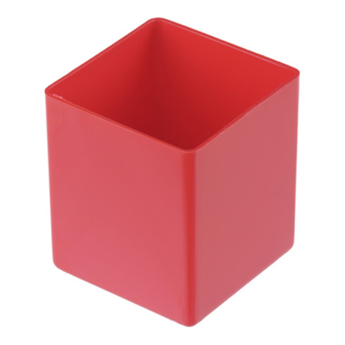 Hünersdorff Einsatzbox aus PS, 54x54x63 mm rot