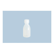 Hünersdorff Enghalsflasche 50 ml, LD-PE naturfarben, rund
