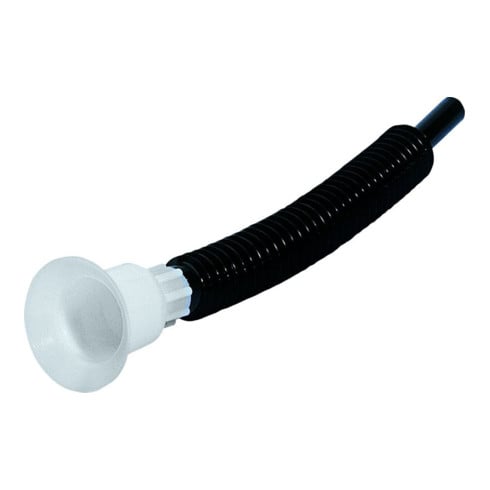 Hünersdorff Faltenbalgschlauch für Fasstrichter schwarz, Länge 530 mm