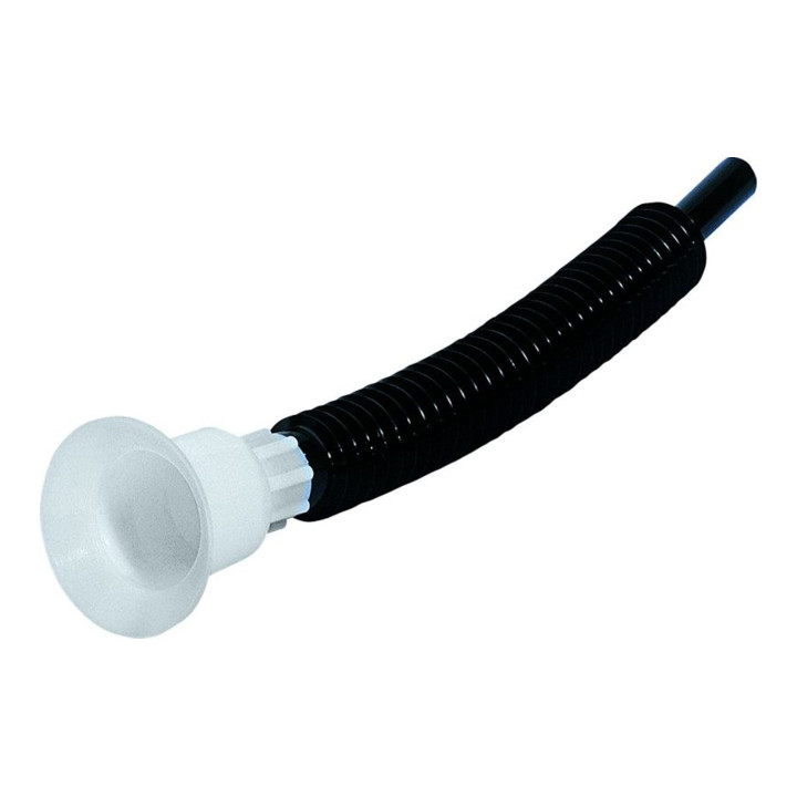 Hünersdorff Faltenbalgschlauch für Fasstrichter schwarz, Länge 530 mm