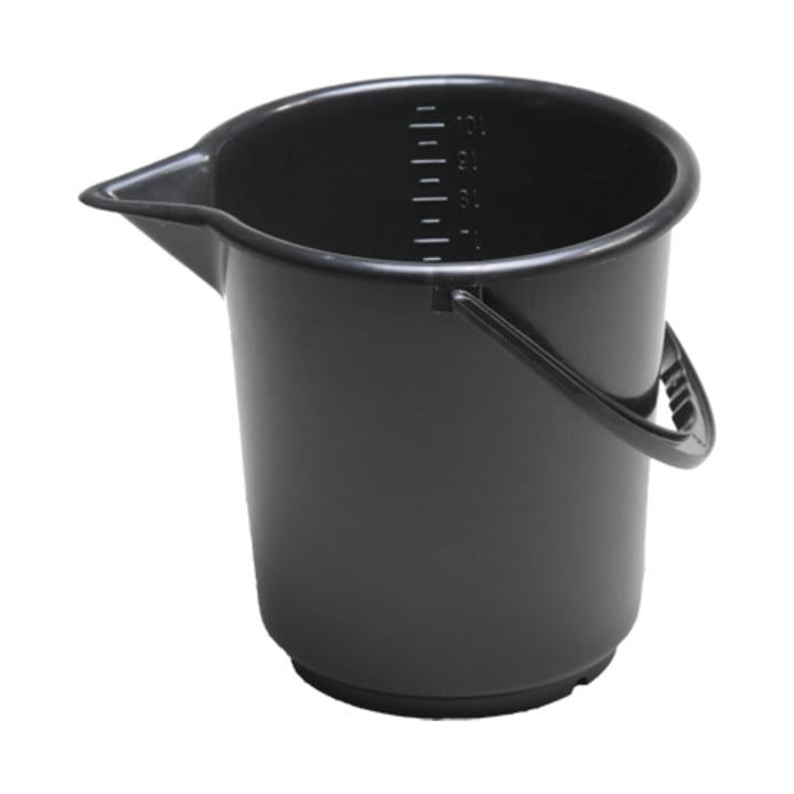 Hünersdorff Industrie-Eimer, rund mit Ausguss, HDPE