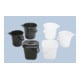 Hünersdorff Industrie-Eimer, rund mit Ausguss, HDPE