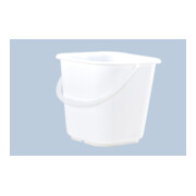 Hünersdorff Industrie-Eimer 14 L, eckig naturfarben, HDPE