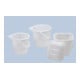 Hünersdorff Industrie-Eimer 14 L, eckig naturfarben, HDPE-4