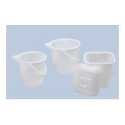 Hünersdorff Industrie-Eimer 14 L, eckig naturfarben, HDPE-4