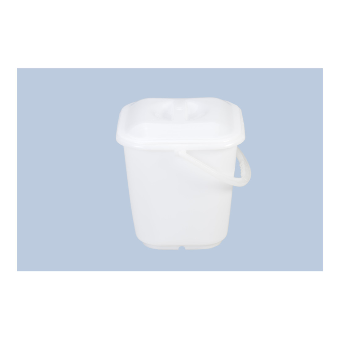 Hünersdorff Industrie-Eimer 14 L, eckig naturfarben, HDPE