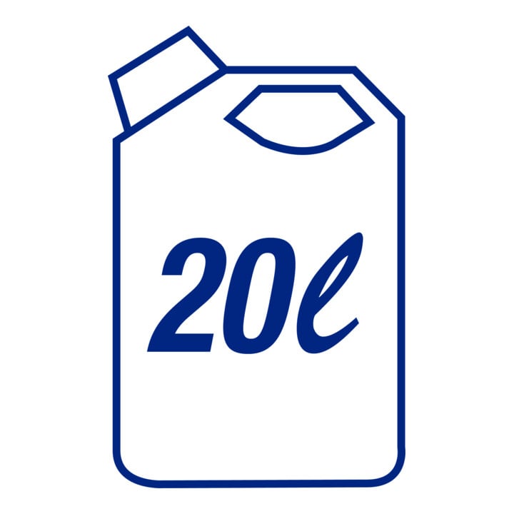 Hünersdorff Industrie-Kanister 20 L, HD-PE naturfarben, mit UN-Zulassung
