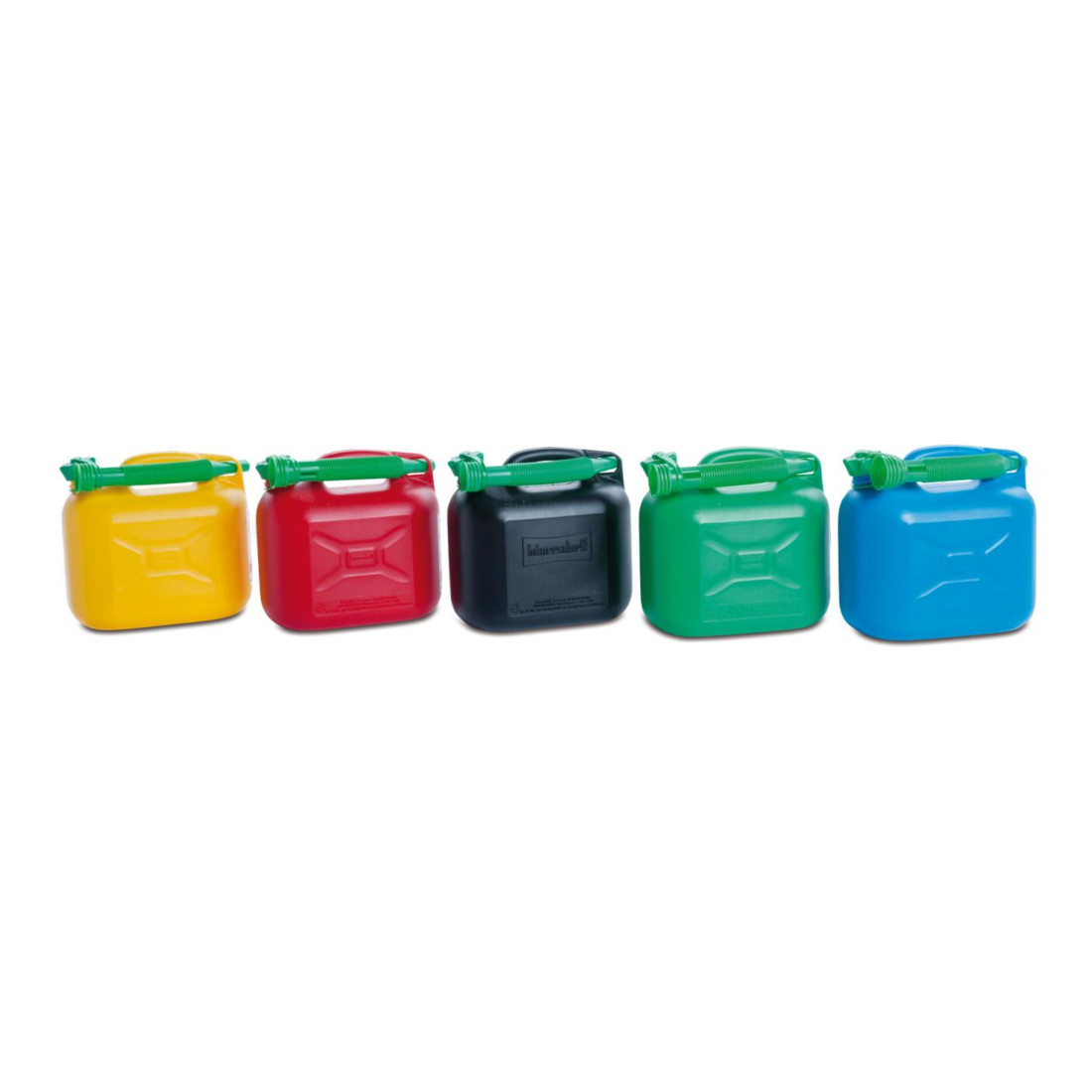 Hünersdorff Kraftstoff-Kanister CLASSIC 5 L, HDPE schwarz, besonders schwere Qualität