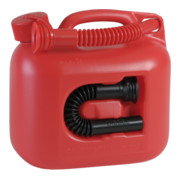 Hünersdorff Kraftstoff-Kanister PREMIUM (UN) 5 L rot, UN-Zulassung, HDPE, rotes Zubehör
