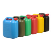 Hünersdorff Kraftstoff-Kanister STANDARD 20 L, HDPE schwarz, mit UN-Zulassung, rotes Zubehör-2