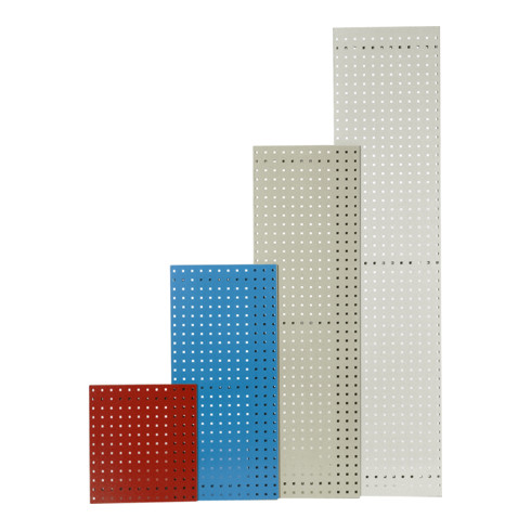 Hünersdorff Lochplattensystem 450 x 500 mm pulverbeschichtet, lichtgrau