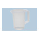 Hünersdorff Messkanne 1.000 ml, PP, 1 Skala geschlossener Griff, transparent-1